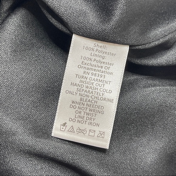 DASH Kardashian long sleeve mini sequin dress silver black sz 4 - Picture 2 of 8